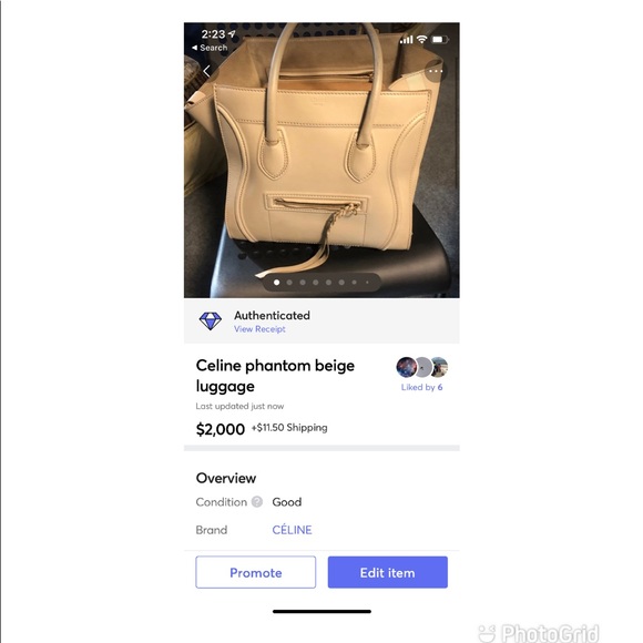 Celine phantom handbag - Picture 4 of 15